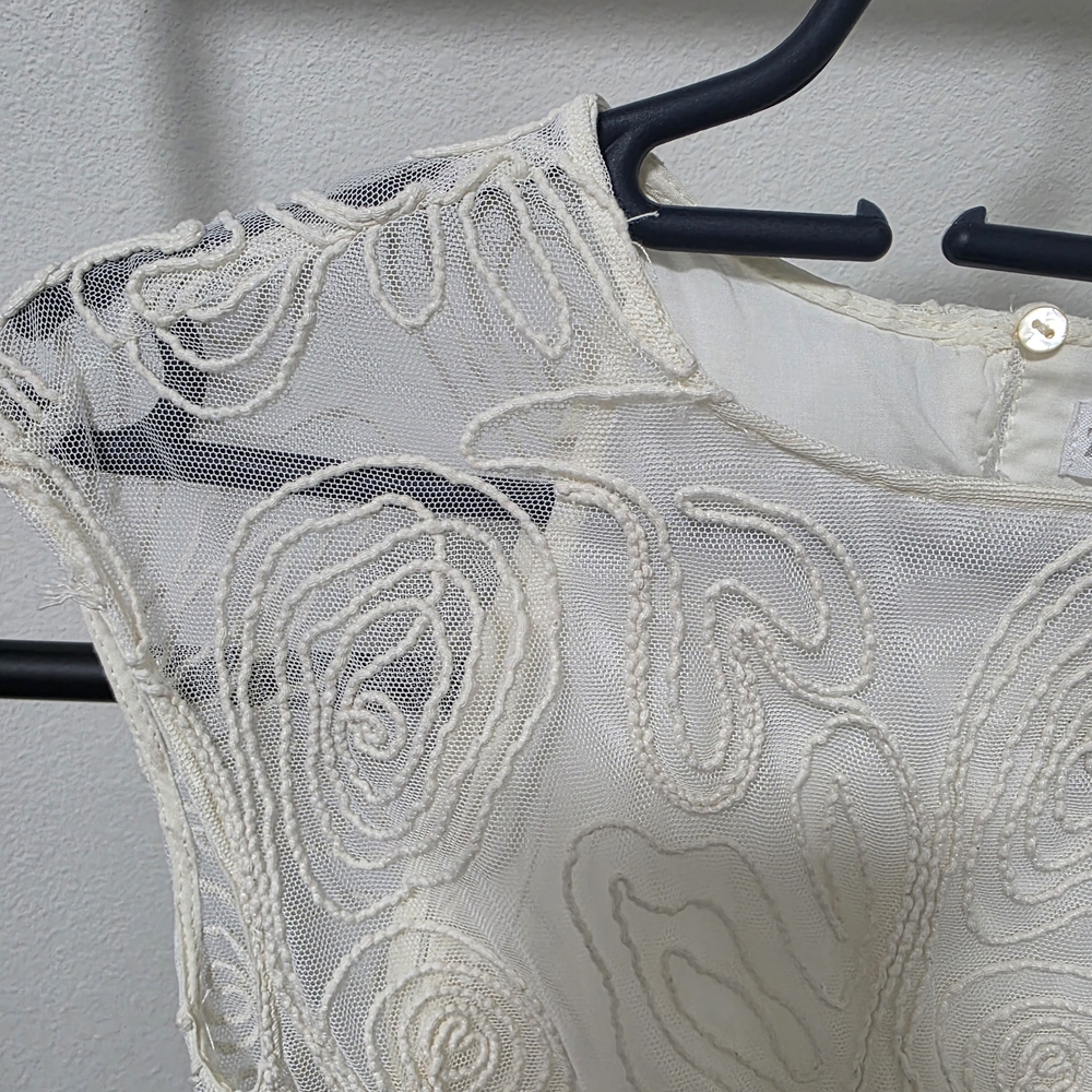 Zara Cream Lace Dress